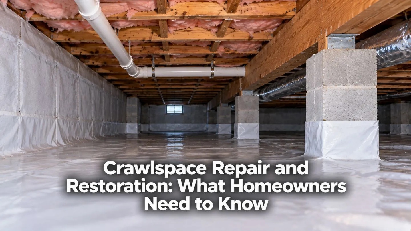 Crawl Space Repair and Restoration: What Homeowners Need to Know