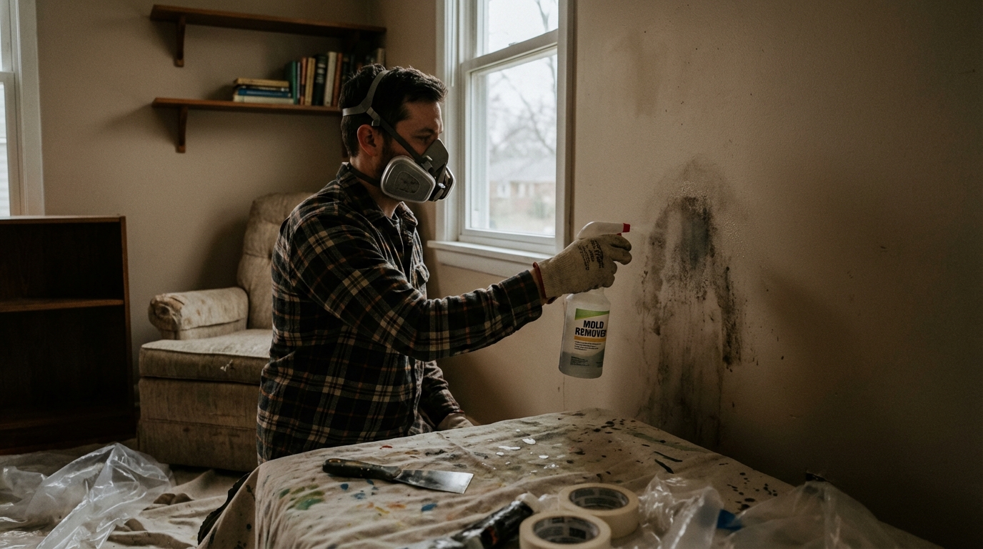 How to Remove Mold from Drywall