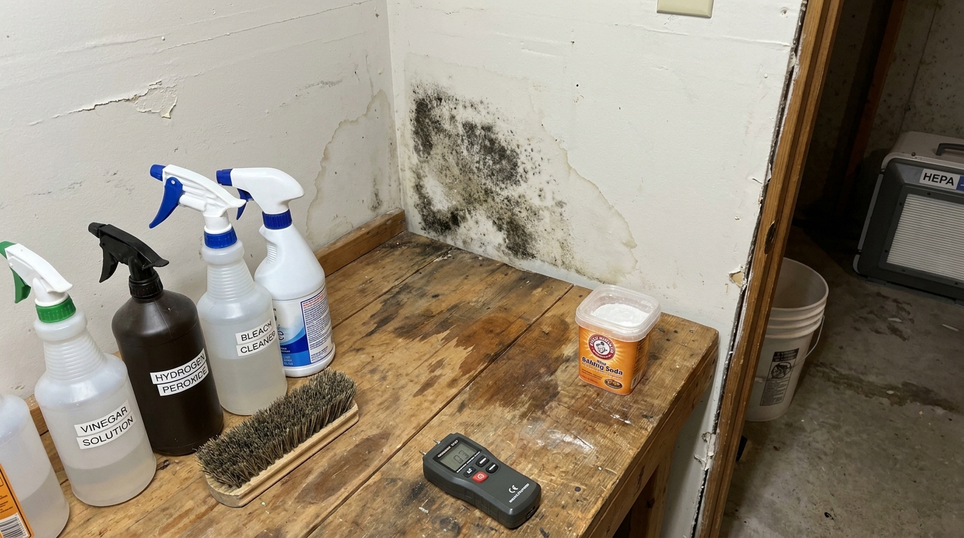 What Kills Mold on Drywall: Methods That Work (and Those That Don't)